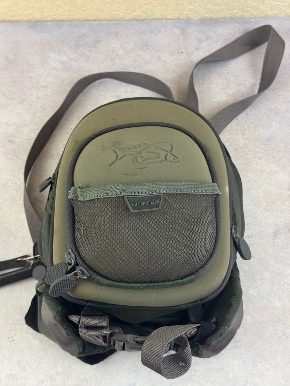 William Joseph Current Chest Pack Fly Fishing Green